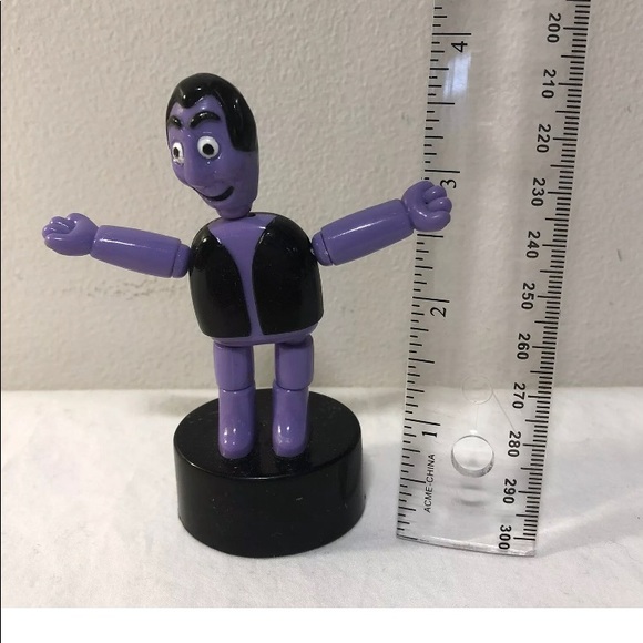 Rare TM Toys Collapsable Push Bottom Vintage Bunny Toy Hong Kong & Frankenstien - Picture 5 of 12